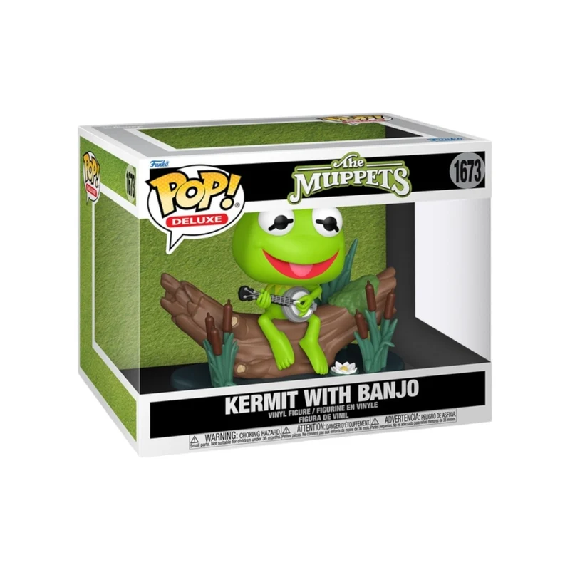 Kermit with Banjo #1673 Funko Pop Deluxe - The Muppets