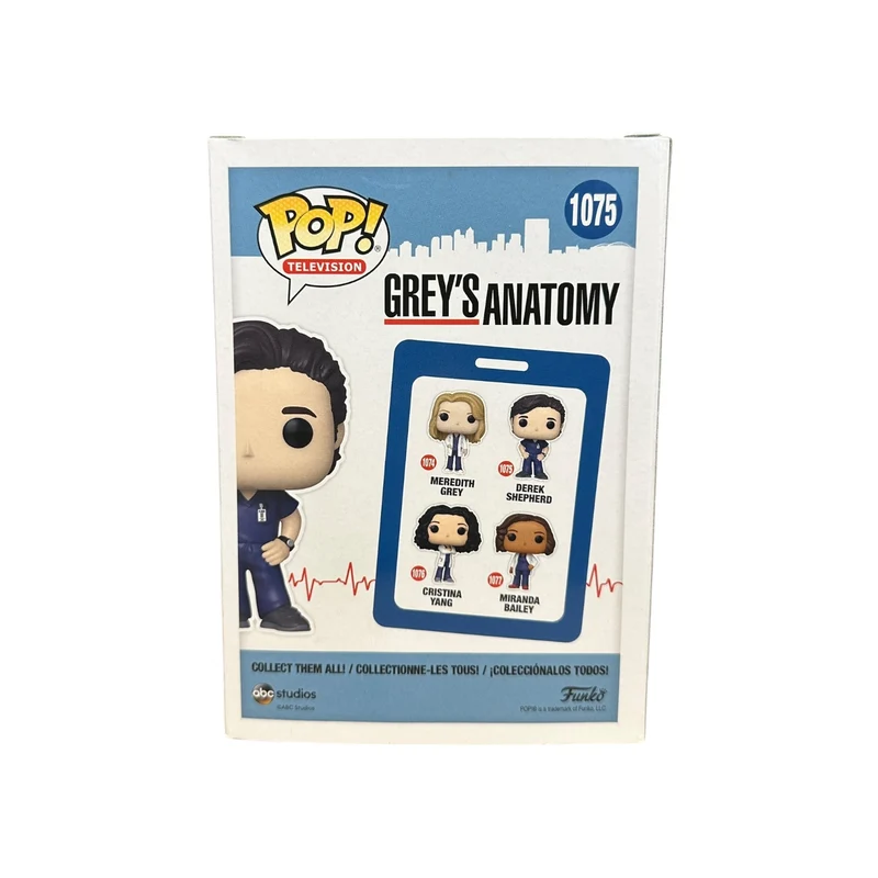 Derek Shepherd #1075 Funko Pop! - Grey's Anatomy - Condition 8.75/10