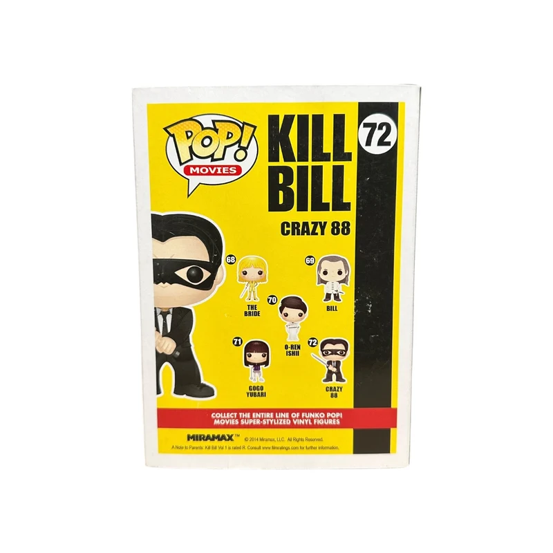 Crazy 88 #72 Funko Pop! - Kill Bill - Condition 7/10