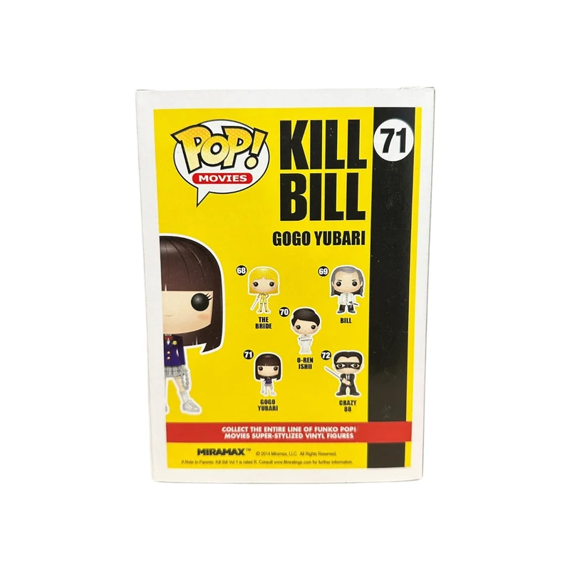 Gogo Yubari #71 Funko Pop! - Kill Bill - Condition 8.75/10