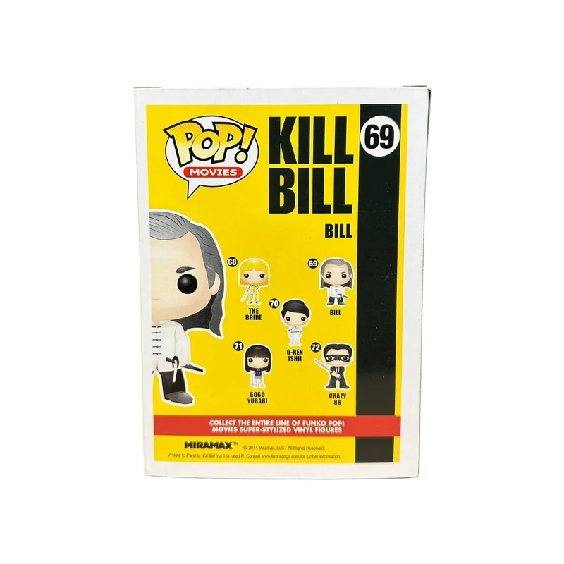 Bill #69 Funko Pop! - Kill Bill - Condition 9/10
