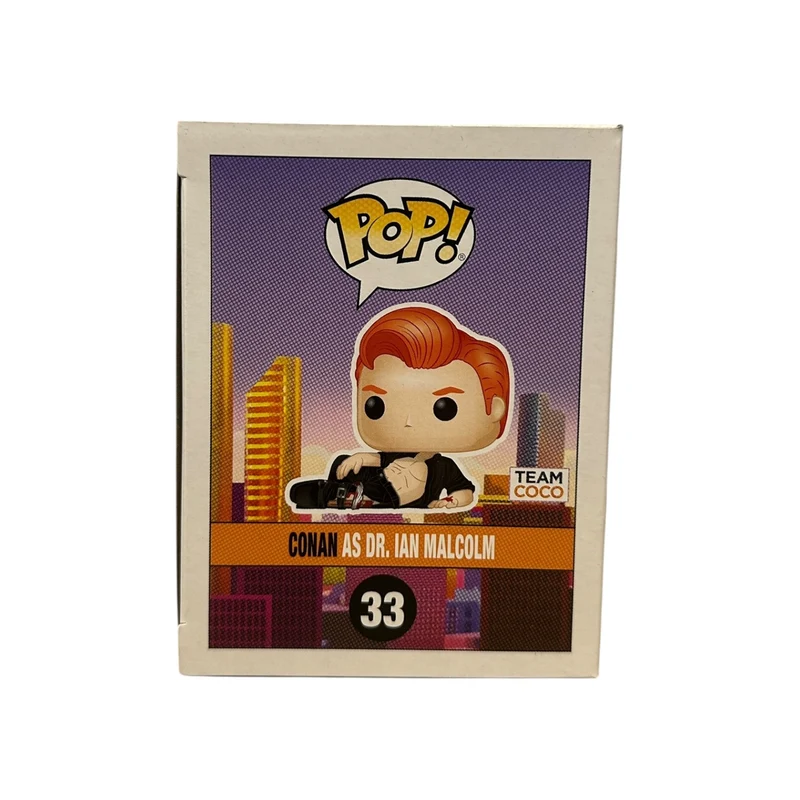 Conan as Dr. Ian Malcolm #33 Funko Pop! - Conan / Jurassic Park 25th Anniversary - Condition 9/10
