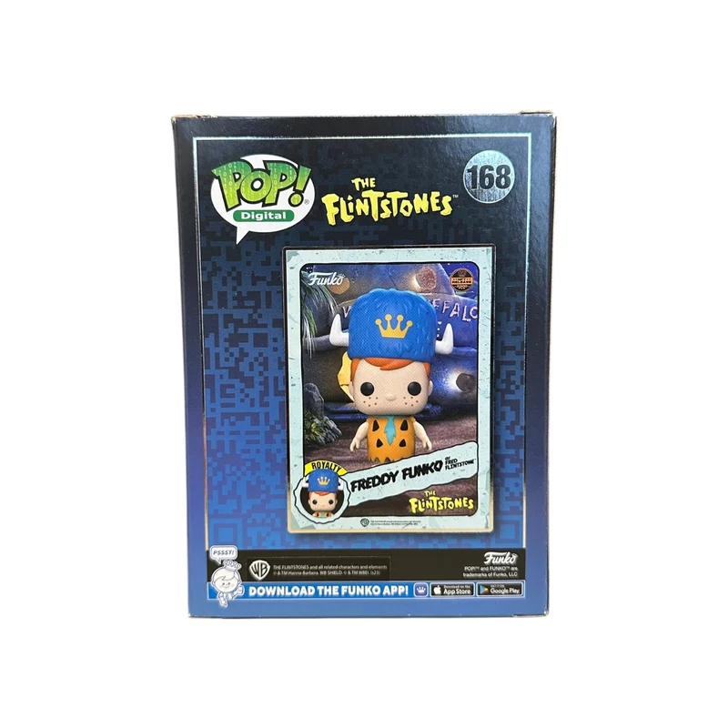 Freddy Funko as Fred Flintstone #168 Funko Pop! - The Flintstones - NFT Release Exclusive LE2000 Pcs - Condition 7.5/10