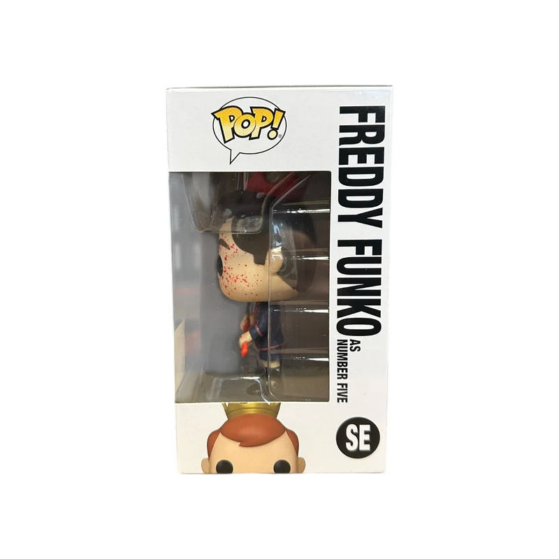 Freddy Funko as Number Five (Bloody) Funko Pop! - The Umbrella Academy - Camp Fundays 2023 Online Edition LE1000 Pcs - Condition 8.5/10