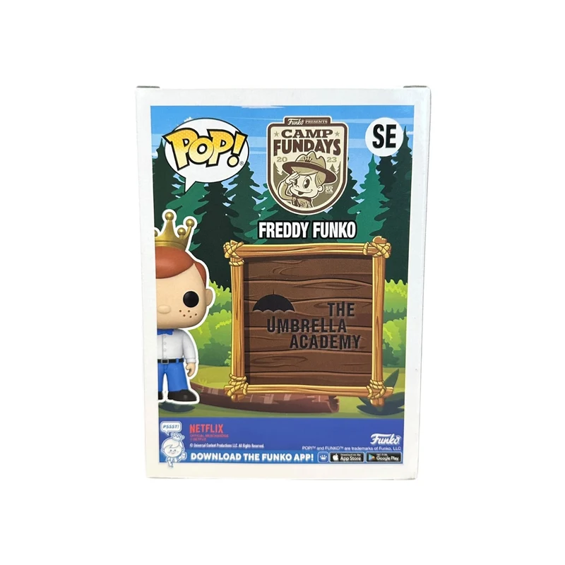 Freddy Funko as Number Five (Bloody) Funko Pop! - The Umbrella Academy - Camp Fundays 2023 Online Edition LE1000 Pcs - Condition 8.5/10