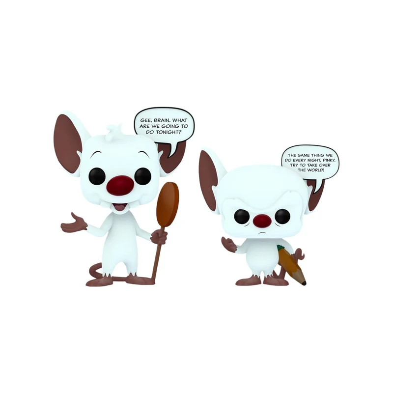 Pinky & The Brain (Glow in the dark) 2pack Funko Pop - Pinky and The Brain - PREORDER
