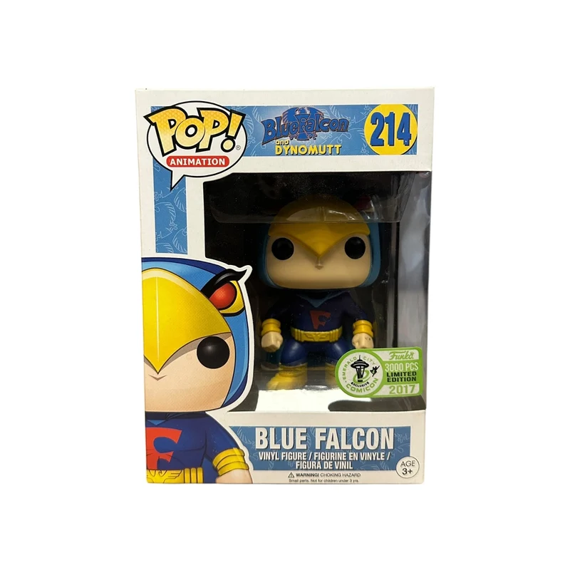 Blue Falcon #214 Funko Pop! - Blue Falcon and Dynomutt - ECCC 2017 Official Convention Exclusive LE3000 Pcs - Condition 8/10