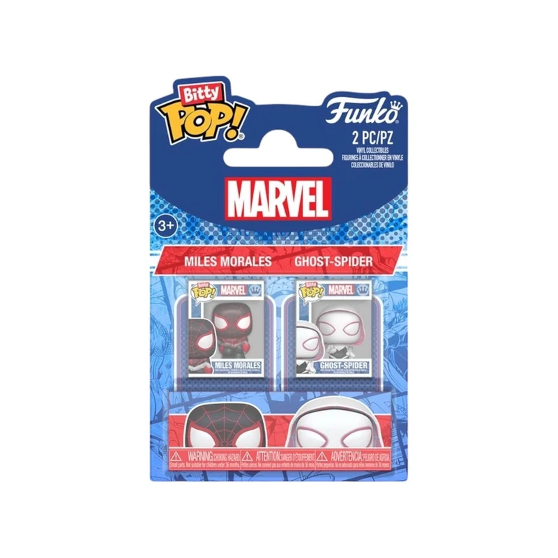 Miles Morales & Ghost-Spider Funko 2 Pack Bitty Pop - Spider-Man