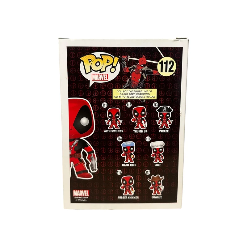 Deadpool (Thumb Up) #112 (White) Funko Pop! - Deadpool - SDCC 2016 Official Convention Exclusive - Condition 7/10