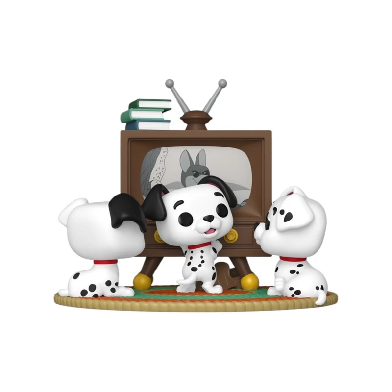 Rolly, Patch & Lucky with TV #1664 Funko Pop Moment - 101 Dalmatians