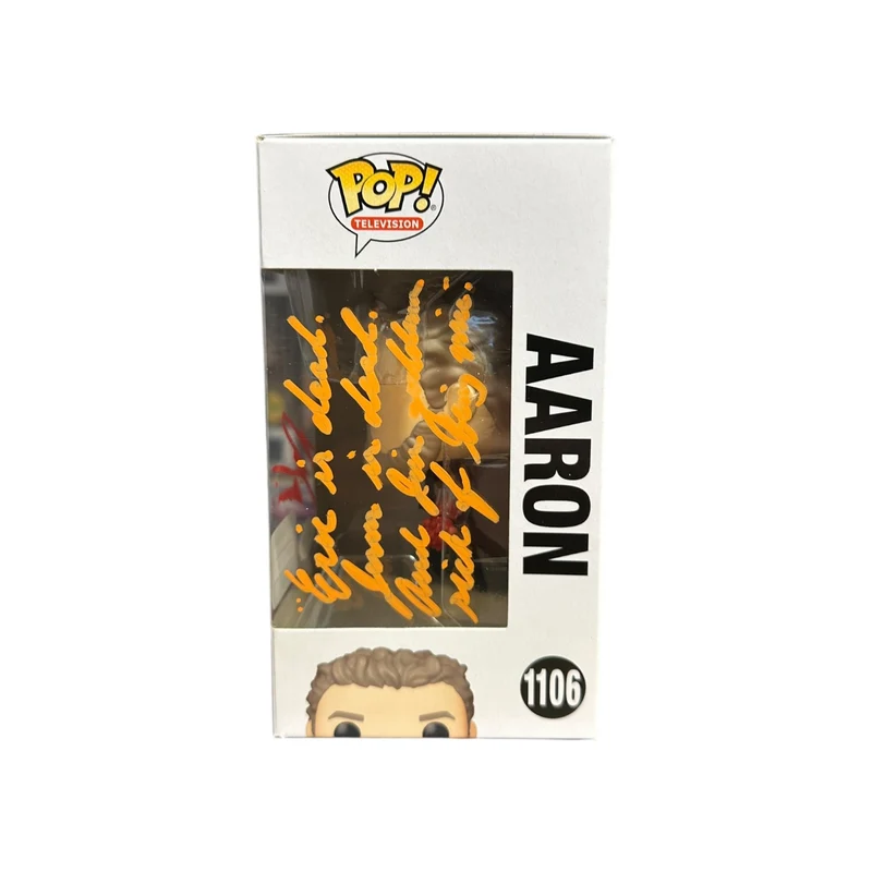 Ross Marquand Signed Aaron #1106 Funko Pop! - The Walking Dead - Supply Drop Exclusive - Condition 9/10 - ACOA Authenticated