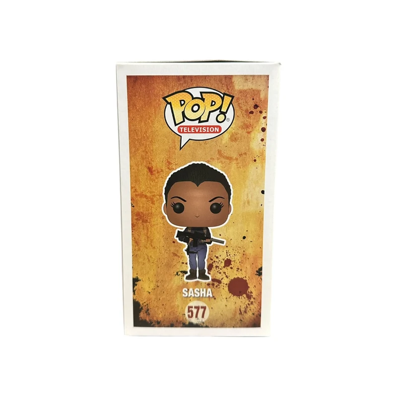 Sonequa Martin-Green Signed Sasha #577 Funko Pop! - The Walking Dead - Condition 7.5/10 - SWAU Authenticated