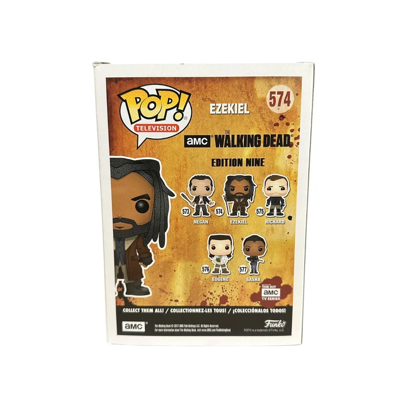 Khary Payton Signed Ezekiel #574 Funko Pop! - The Walking Dead - Condition 9/10 - ACOA Authenticated