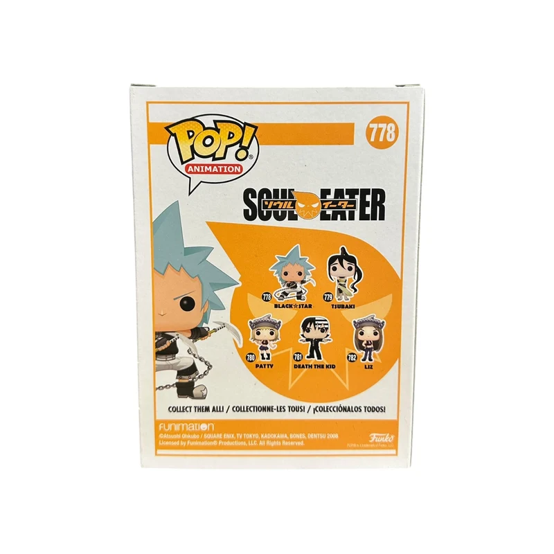 Brittney Karbowski Signed Black Star #778 Funko Pop! - Soul Eater - 7BAP Signature Series 2021 LE75 Pcs - Condition 9/10 - JSA Witnessed Authentication