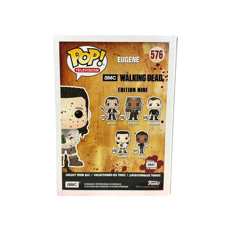 Josh McDermitt Signed Eugene #576 (Bloody) Funko Pop! - The Walking Dead - Supply Drop Exclusive - Condition 8/10 - JSA Authenticated