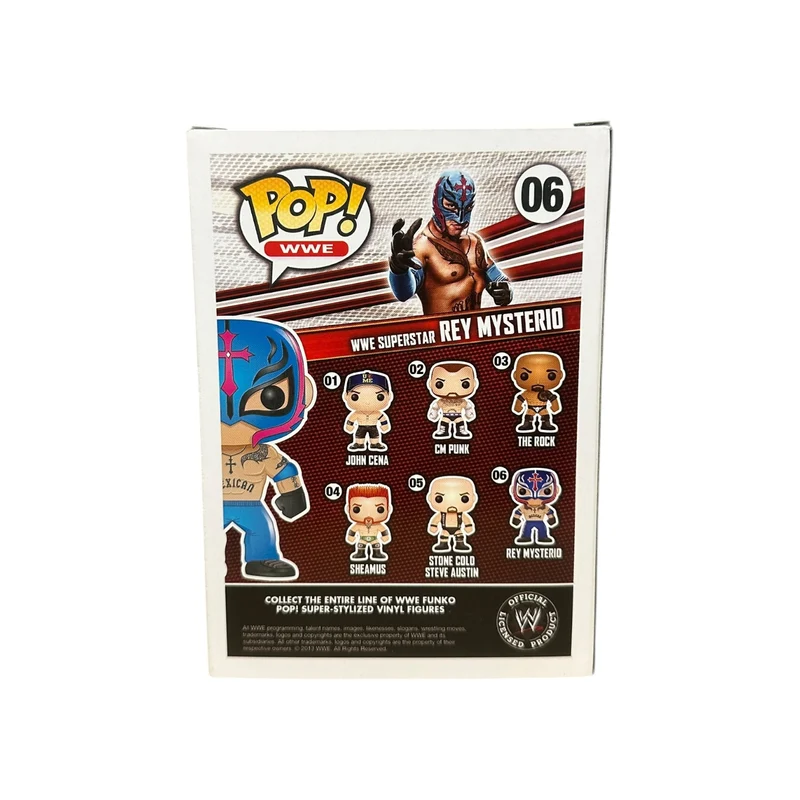 Rey Mysterio #06 (Light Blue) Funko Pop! - WWE - 7-Eleven Exclusive - Condition 7/10