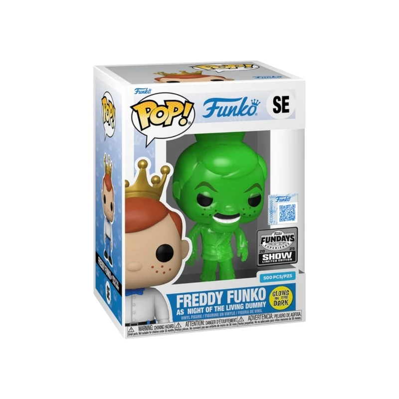 Freddy Funko as Night of the Living Dummy (Glows in the Dark) Funko Pop! - Goosebumps - Fundays Experience 2025 Show Edition LE500 Pcs