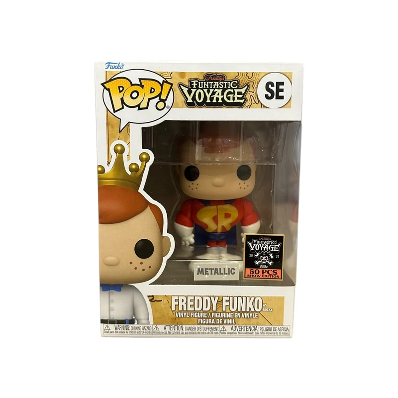 Freddy Funko as Rocky (Metallic) Funko Pop! - School House Rock! - Freddy's Funtastic Voyage 2024 Show Edition LE50 Pcs - Condition 8/10