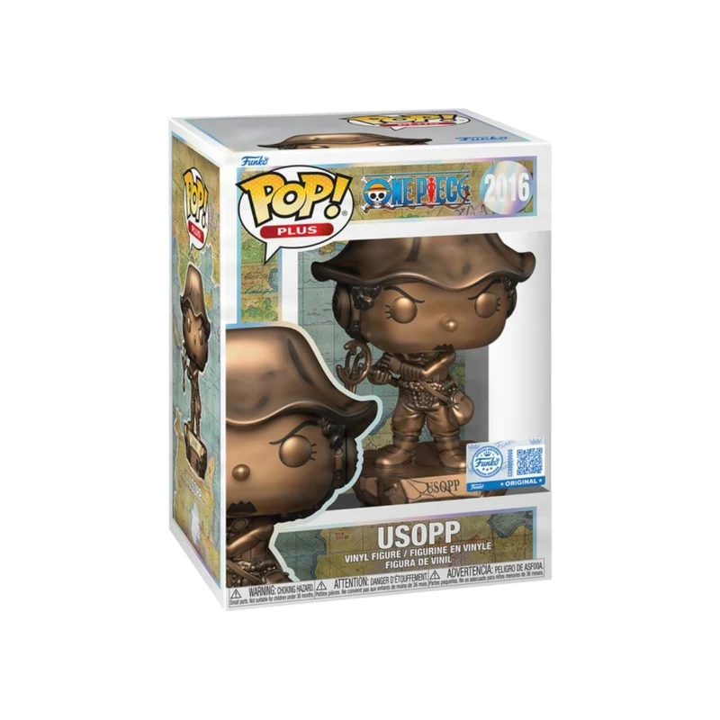 Usopp #2016 (Bronze Statue) Funko Pop! Plus - One Piece - Funko Shop Exclusive