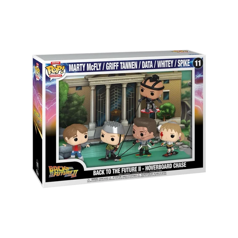 Marty Mcfly/ Griff Tannen / Data / Whitney / Spike #11 Funko Pop Moment - Back to the Future II - HooverBoard Chase - PREORDER