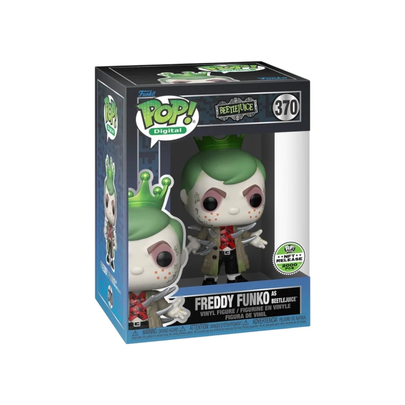Freddy Funko as Beetlejuice #370 Funko Pop! - Beetlejuice - NFT Release Exclusive LE2000 Pcs