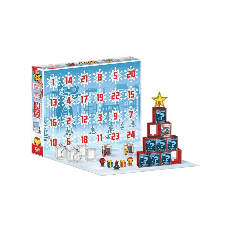 Marvel Comic Bitty Pop Funko Advent Countdown Calendar
