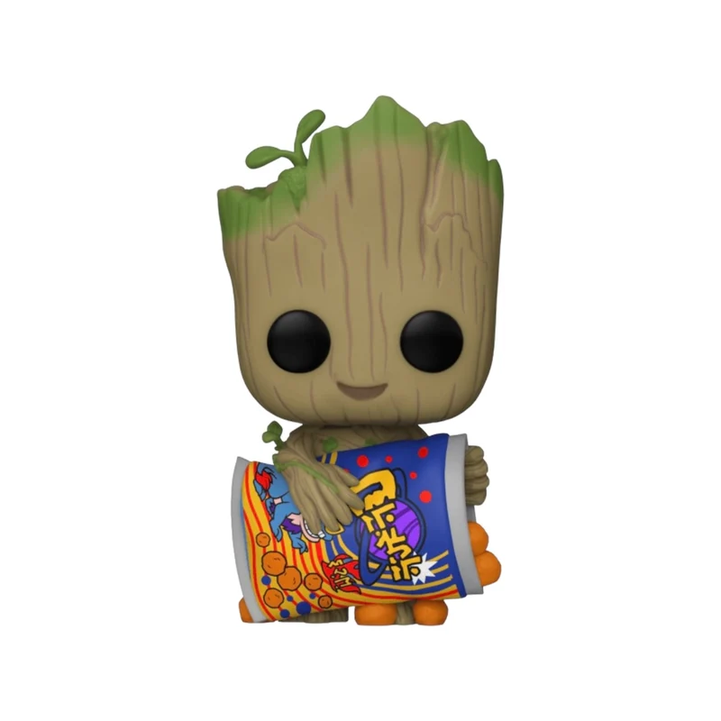 Groot with Cheese Puffs #1196 Funko Pop! - I Am Groot