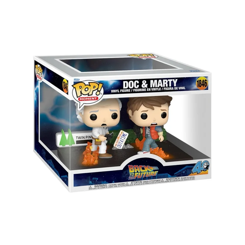Doc & Marty #1846 Funko Pop Moment - Back to the Future - PREORDER