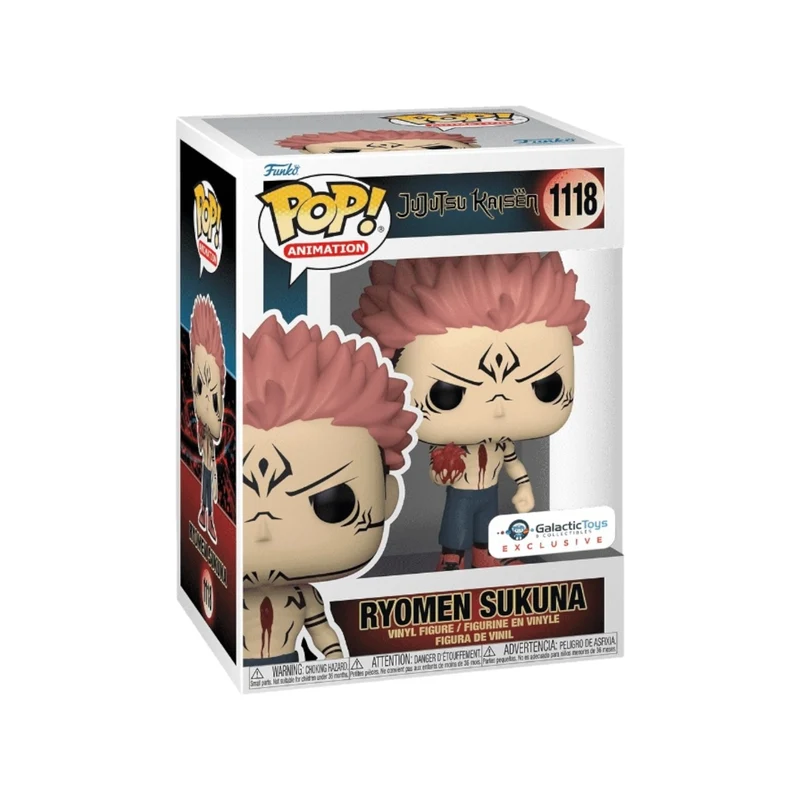 Ryomen Sukuna #1118 Funko Pop! - Jujutsu Kaisen - Galactic Toys Exclusive