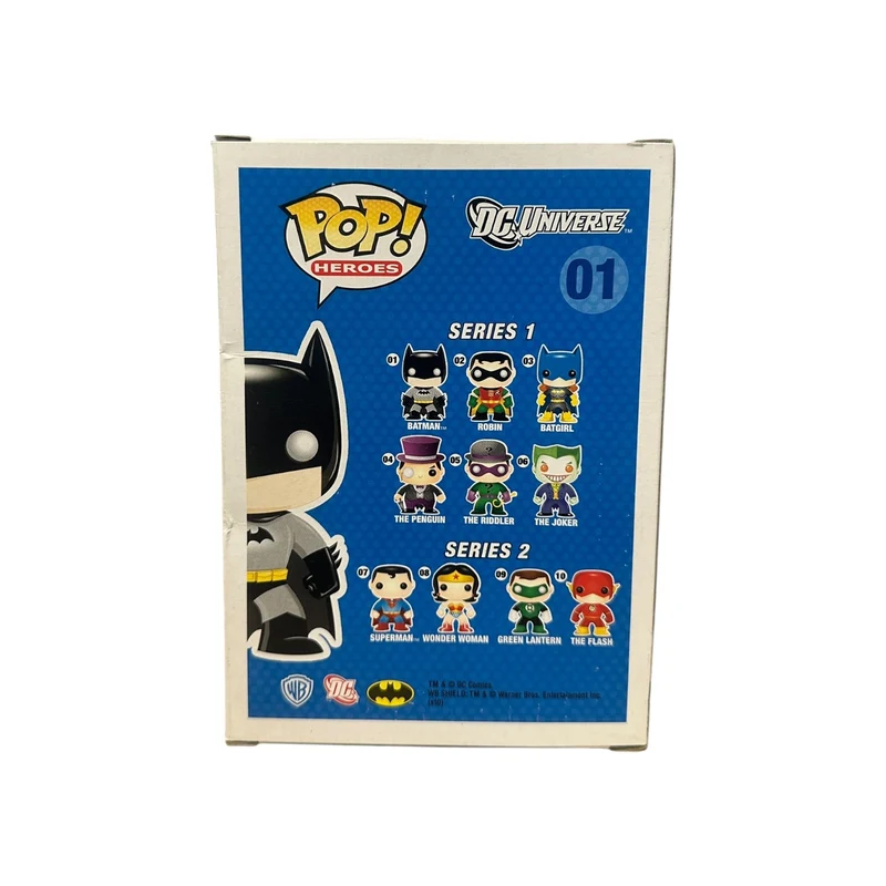 Batman #01 (Metallic) Funko Pop! - DC Universe - SDCC 2010 Exclusive LE480 Pcs - Condition 6/10