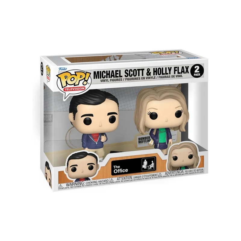 Michael Scott & Holly Flax 2pack Funko Pop - The Office