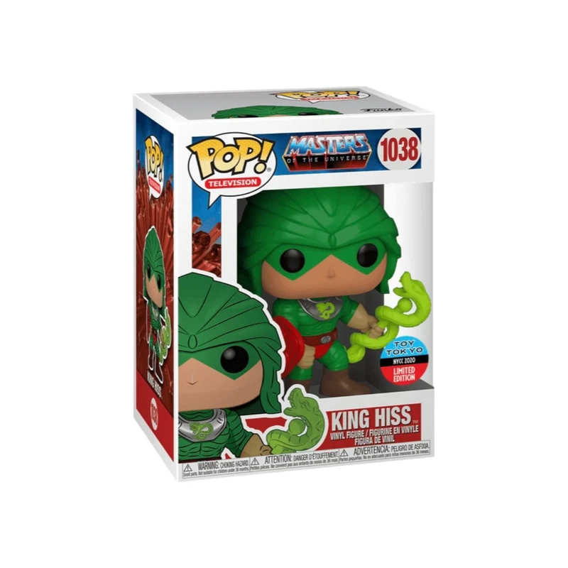 King Hiss #1038 Funko Pop! - Masters of The Universe - NYCC 2020 Toy Tokyo Exclusive