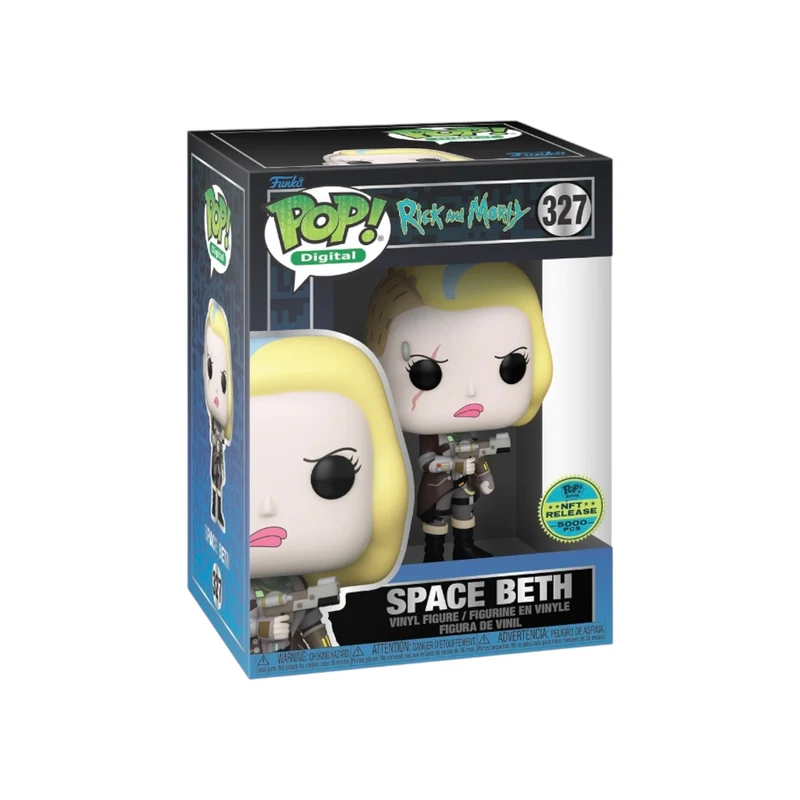 Space Beth #327 Funko Pop! - Rick and Morty - NFT Release LE5000 Pcs