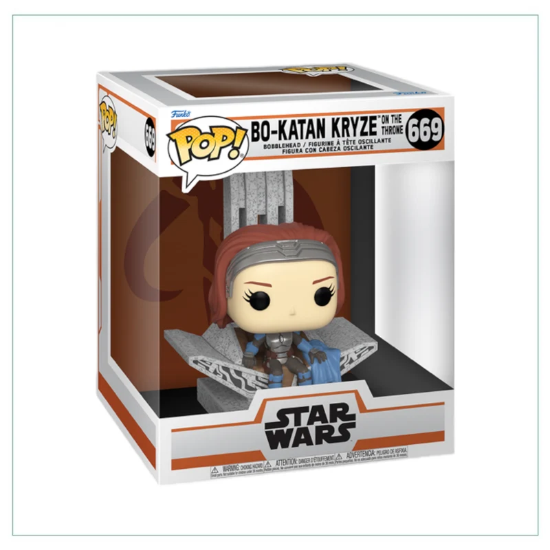 Bo-Katan Kryze on the Throne #669 Funko Pop! Deluxe The Mandalorian