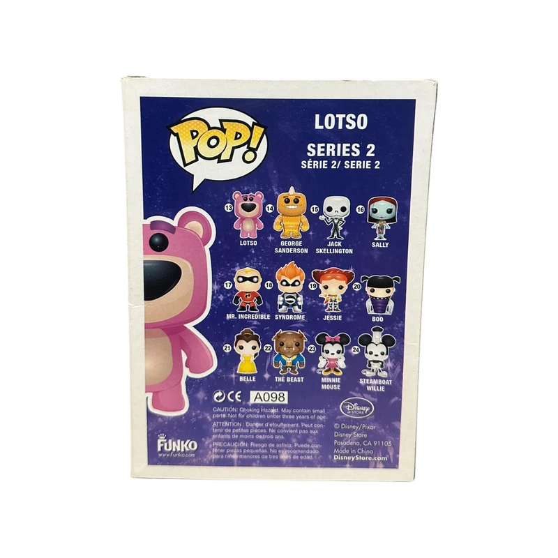 Lotso #13 (Flocked) Funko Pop! - Disney Series 2 - D23 Expo 2011 Exclusive LE480 Pcs - Condition 7.5/10