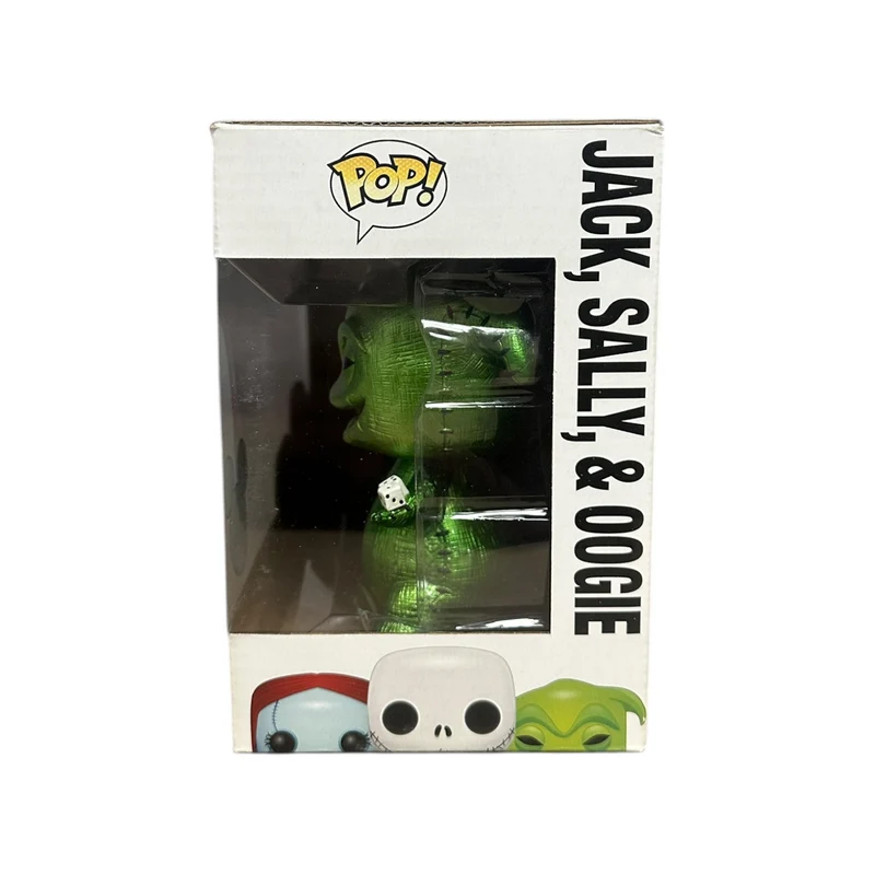 Jack, Sally, & Oogie (Metallic) 3 Pack Funko Pop! - Disney Store - D23 Expo 2013 Exclusive LE500 Pcs - Condition 8.5/10