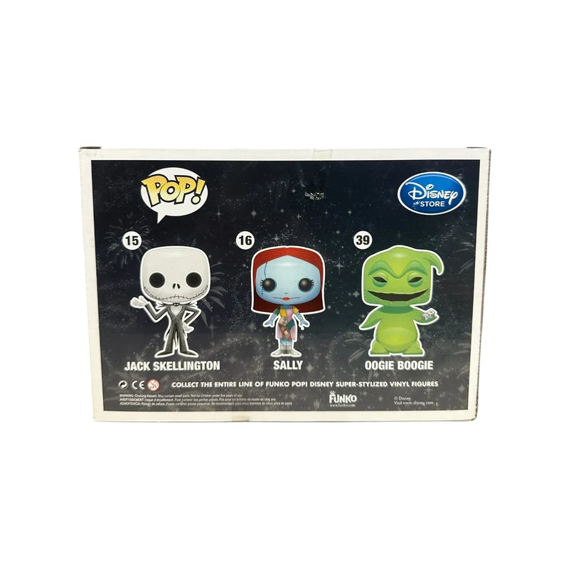 Jack, Sally, & Oogie (Metallic) 3 Pack Funko Pop! - Disney Store - D23 Expo 2013 Exclusive LE500 Pcs - Condition 8.5/10