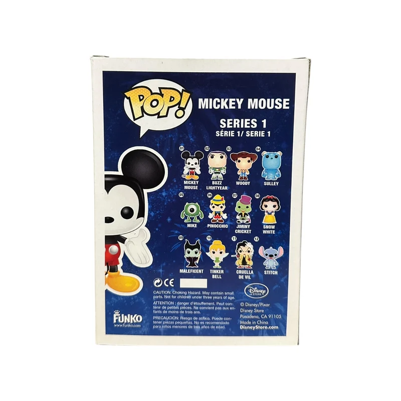 Mickey Mouse #01 (Metallic) Funko Pop! - Disney Series 1 - D23 Expo 2011 Exclusive LE480 Pcs - Condition 8.75/10