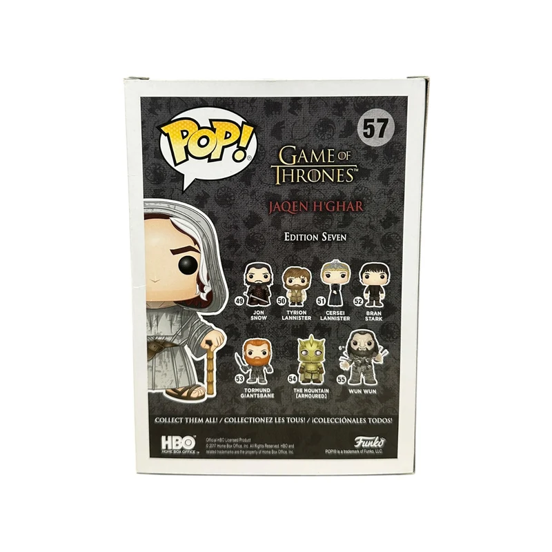 Jaqen H'Ghar #57 Funko Pop! - Game of Thrones - NYCC 2017 Official Convention Exclusive - Condition 7.5/10