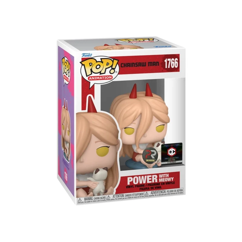 Power with Meowy #1766 Funko Pop! - Chainsaw Man - Chalice Collectibles Pre-Release Exclusive
