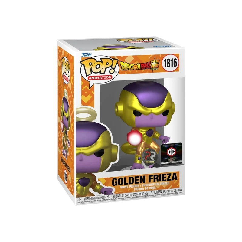 Golden Frieza #1816 (Metallic) Funko Pop! - Dragon Ball Super - Chalice Collectibles Pre-Release Exclusive