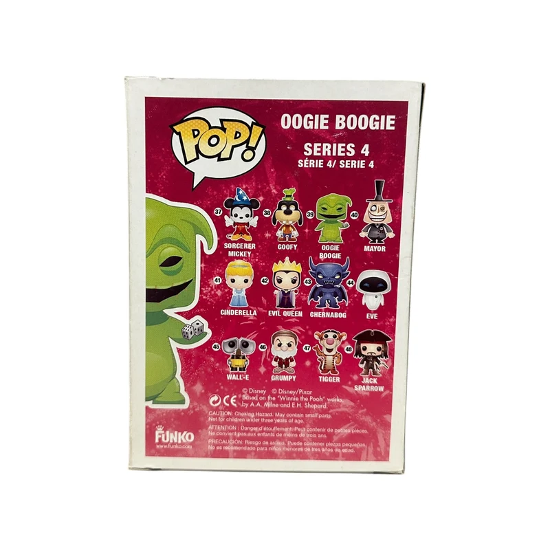 Oogie Boogie #39 (Glows in the Dark) Funko Pop! - Disney Series 4 - SDCC 2012 Disney Store Exclusive LE480 Pcs - Condition 7.5/10