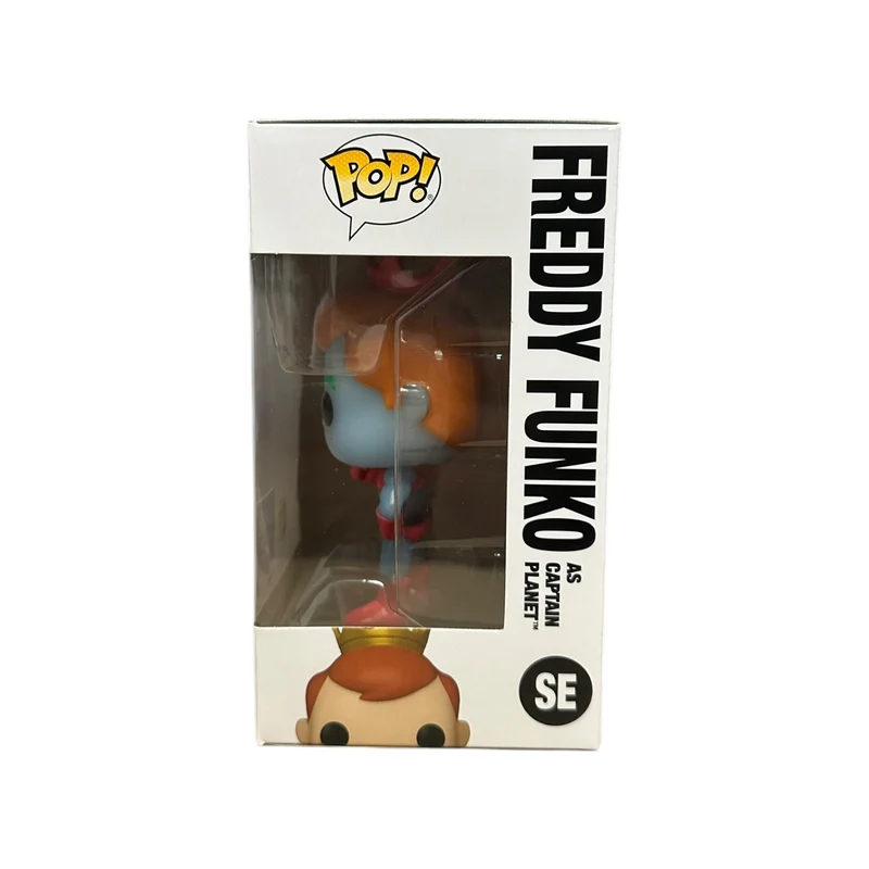 Freddy Funko as Captain Planet (Glows in the Dark) Funko Pop! - The New Adventures of Captain Planet - Freddy's Funtastic Voyage 2024 Show Edition LE500 Pcs - Condition 8.75/10