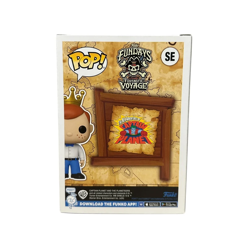 Freddy Funko as Captain Planet (Glows in the Dark) Funko Pop! - The New Adventures of Captain Planet - Freddy's Funtastic Voyage 2024 Show Edition LE500 Pcs - Condition 8.75/10