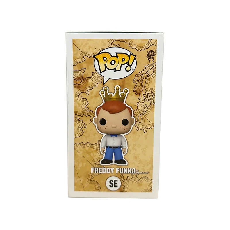 Freddy Funko as Captain Planet (Glows in the Dark) Funko Pop! - The New Adventures of Captain Planet - Freddy's Funtastic Voyage 2024 Show Edition LE500 Pcs - Condition 8.75/10