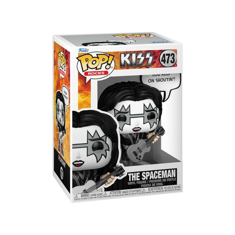 The Spaceman #473 Funko Pop Sayings - Kiss: Rock and Roll All Night