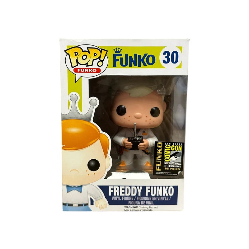 Freddy Funko as Dr. Emmett Brown #30 Funko Pop! - SDCC 2014 Exclusive LE96 Pcs - Condition 7/10