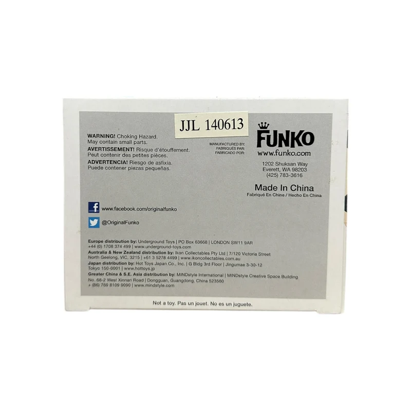 Freddy Funko #32 (Clear) Funko Pop! - SDCC 2014 Exclusive LE96 Pcs - Condition 8/10