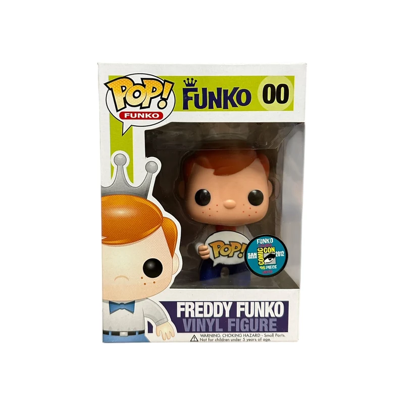 Freddy Funko (Red Tie) #00 Funko Pop! - SDCC 2012 Exclusive LE96 Pcs - Condition 7/10