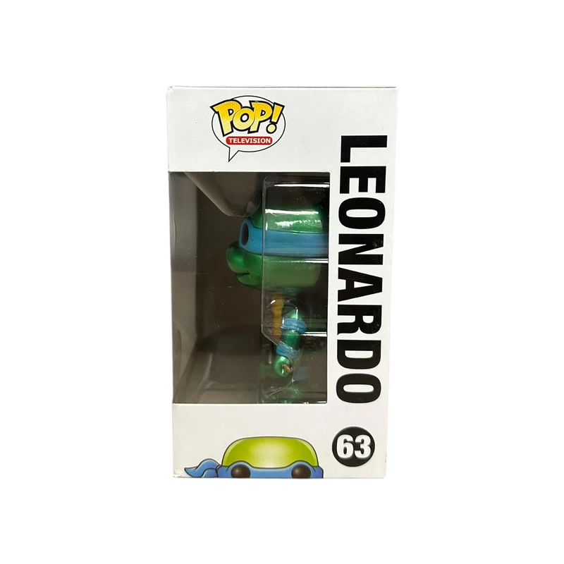 Leonardo #63 (Metallic) Funko Pop! - Teenage Mutant Ninja Turtles - SDCC 2013 Exclusive LE1008 Pcs - Condition 7/10